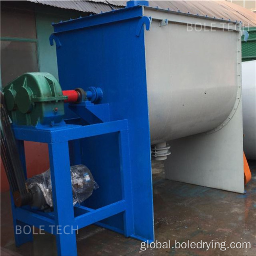 China Industrial horizontal ribbon mixer blender for mixing powder Manufactory